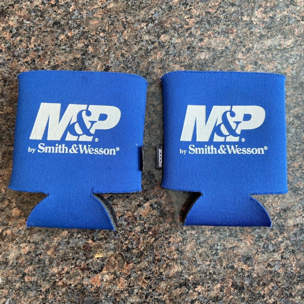 Smith & Wesson M&P Drink Coozie / Koozie Blue Two Pack